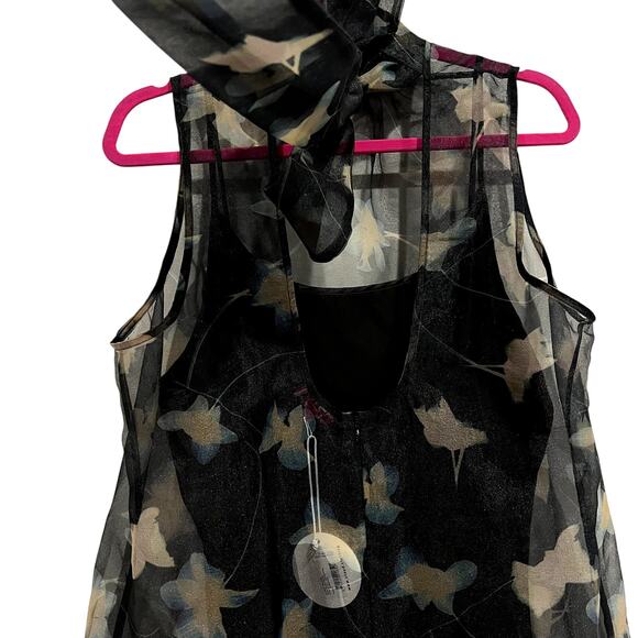 NEW NWT STAUD Albee Maxi Dress in Botanical Shadows Floral - Picture 7 of 10